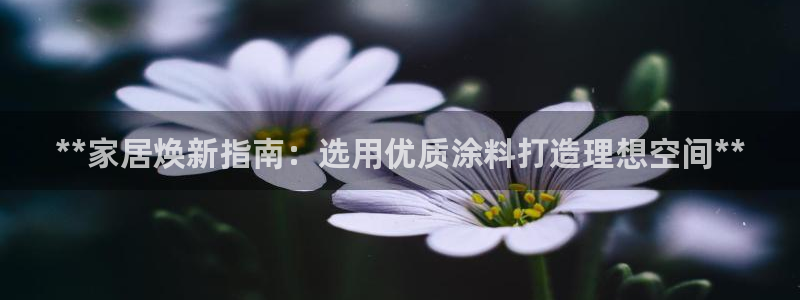 和记ag：**家居焕新指南：选用优质涂料打造理想空间**