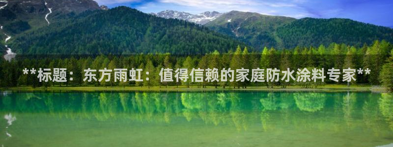 和记Ag：**标题：东方雨虹：值得信赖的家庭防水涂料专家**