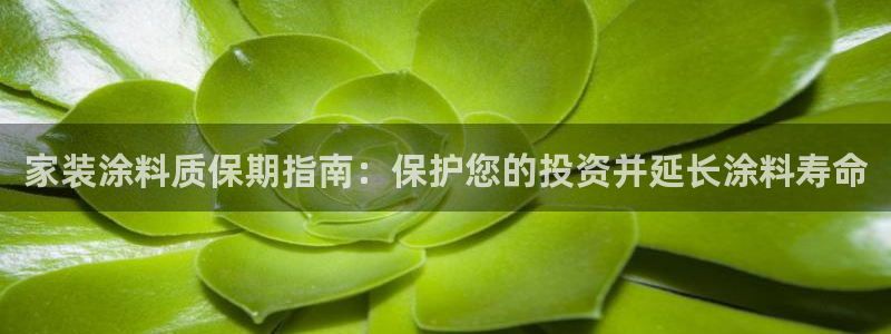 和记官方直营注册导航：家装涂料质保期指南：保护您的投资并延长涂料寿命