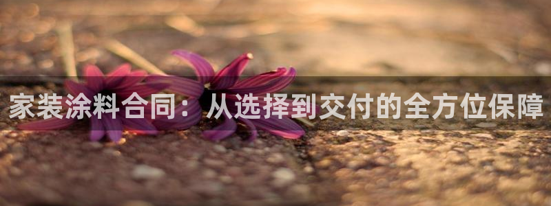 和记 中国官网：家装涂料合同：从选择到交付的全方位保障
