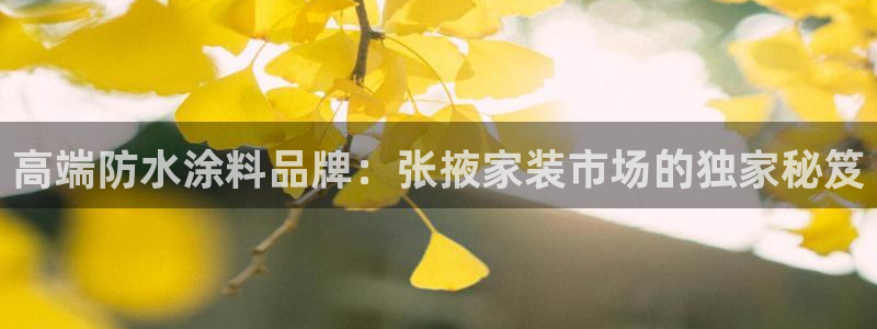 和记(福建)商贸有限公司：高端防水涂料品牌：张掖家装市场的独