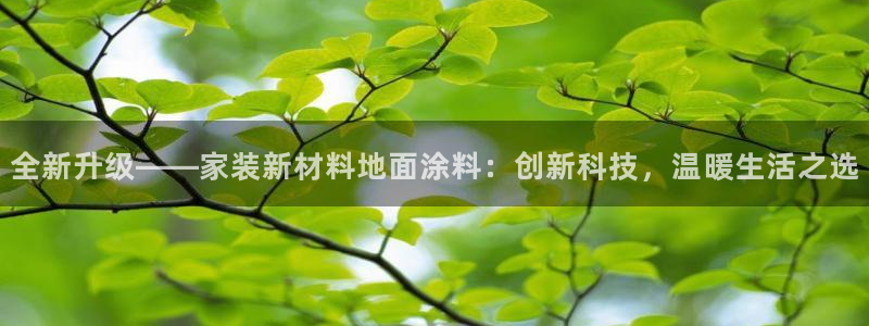 和记官网：全新升级——家装新材料地面涂料：创新科技，温暖生活